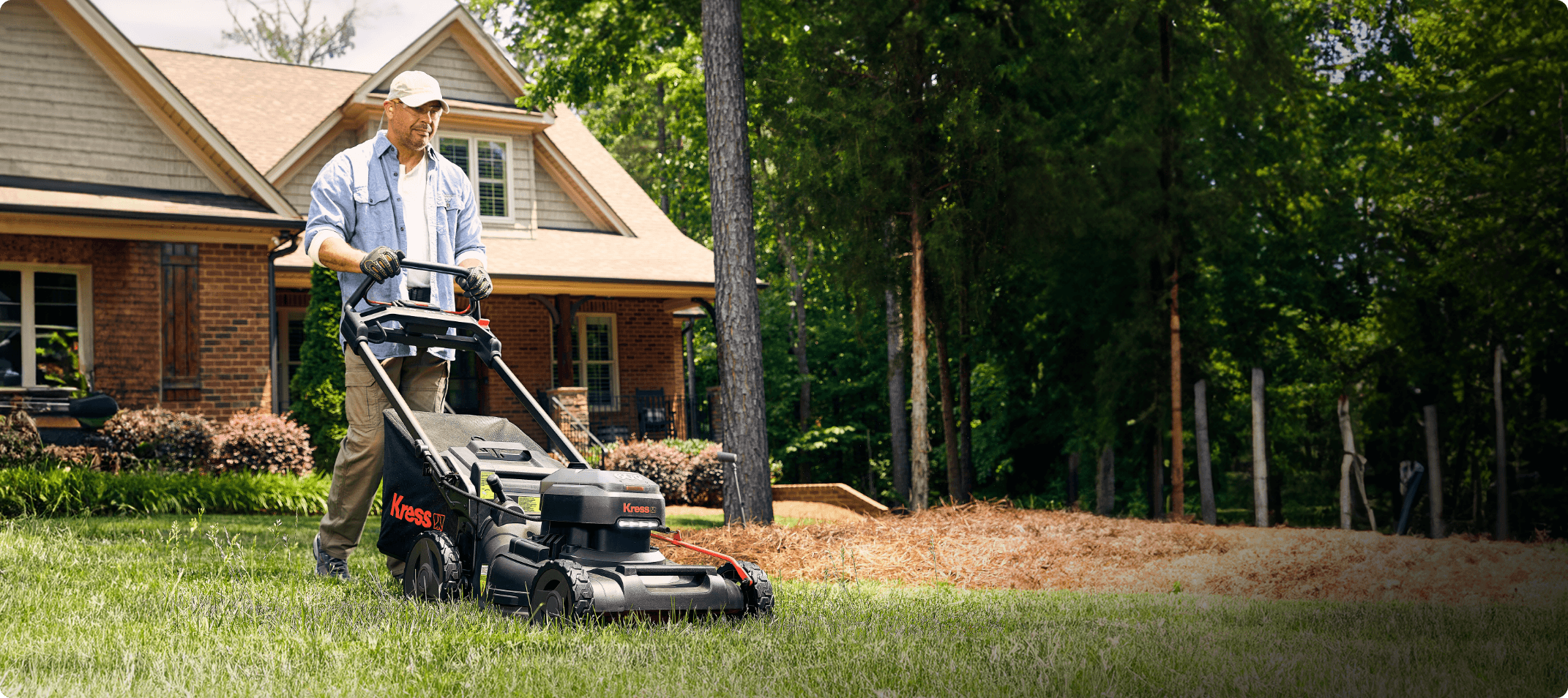 Professional-grade 60 V lawn mower | Kress